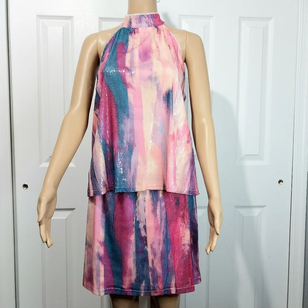 Cable &‎ Gauge Sequined Skirt Set, NWT, Size XL